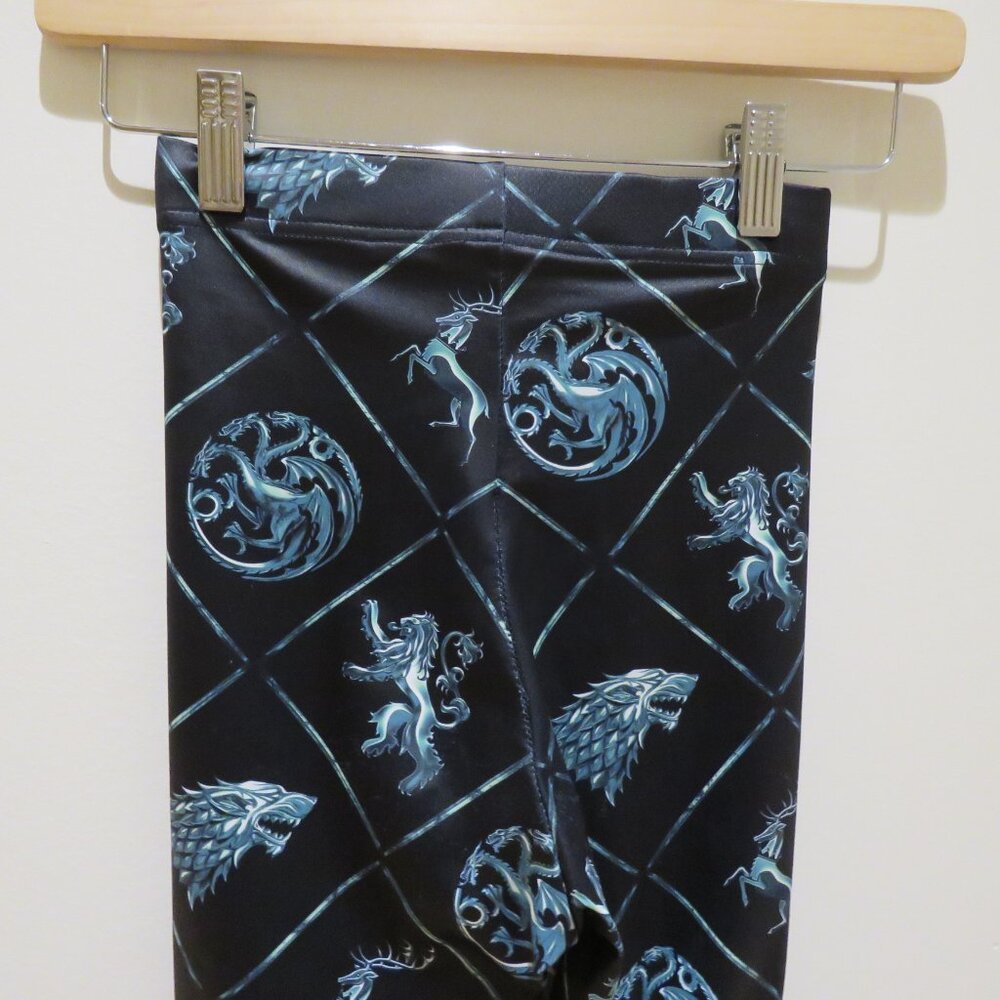 BLACKMILK Game Of Thrones Win Or Die Leggings Goth Alt Punk Cosplay Whimsigoth - Picture 11 of 14